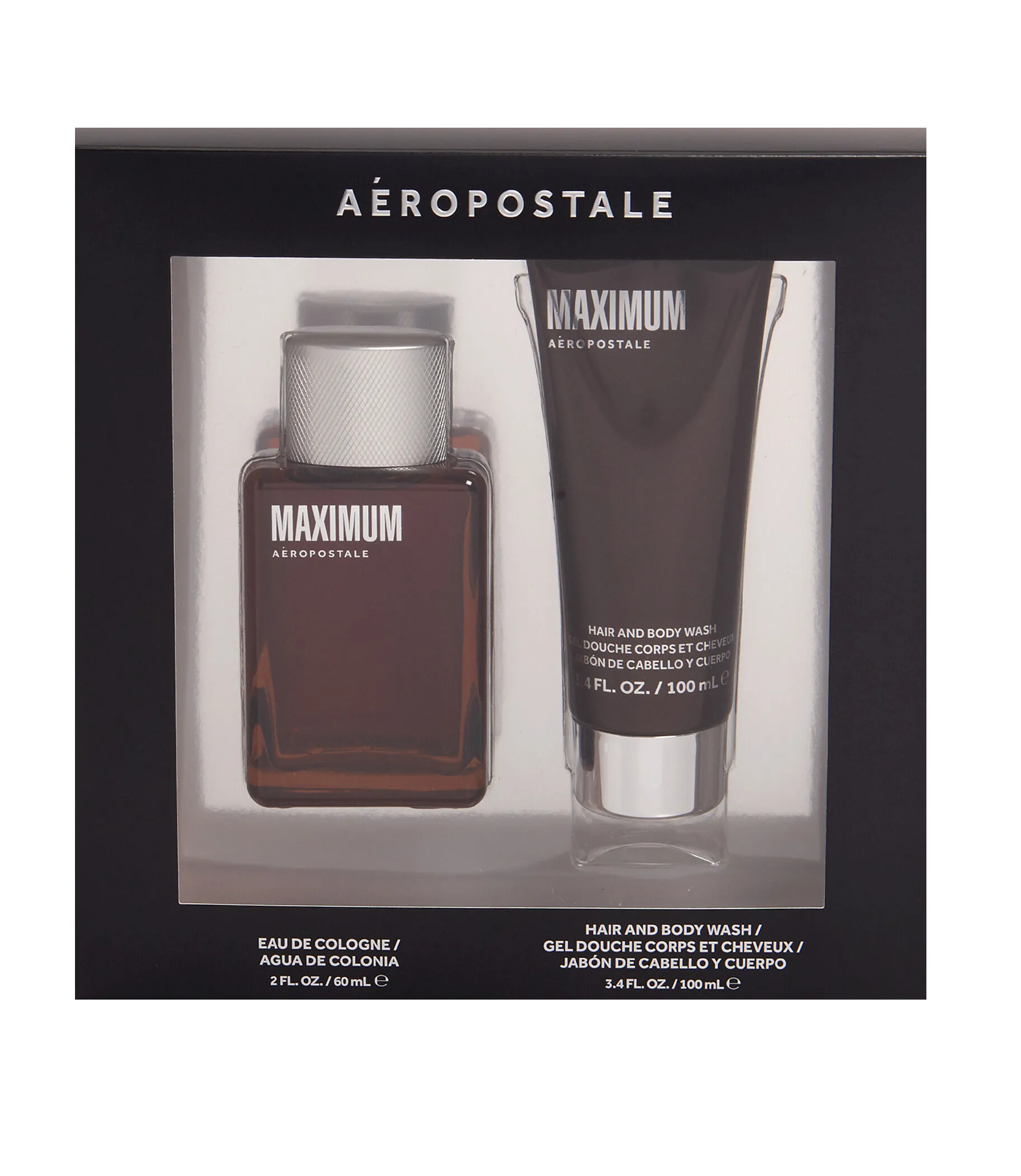 Aeropostale Maximum 2PCS Gift Set - 100ML EDC Spray   100ML Shower Gel (Men)