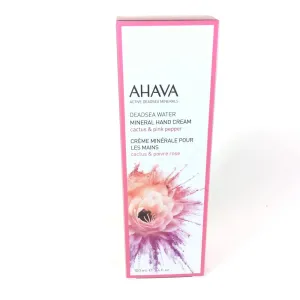 Ahava Active Deadsea Mineral Hand Cream Cactus & Pink Pepper 3.4 oz