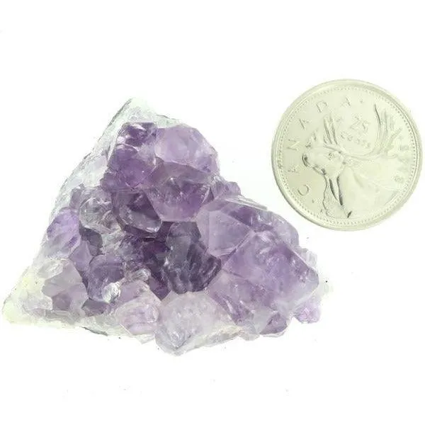 Amethyst Cluster: alleviate anxiety symptoms, stabilize mood and sleep aid