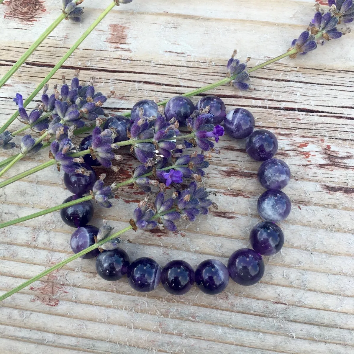 Amethyst Stress Relief Bracelet