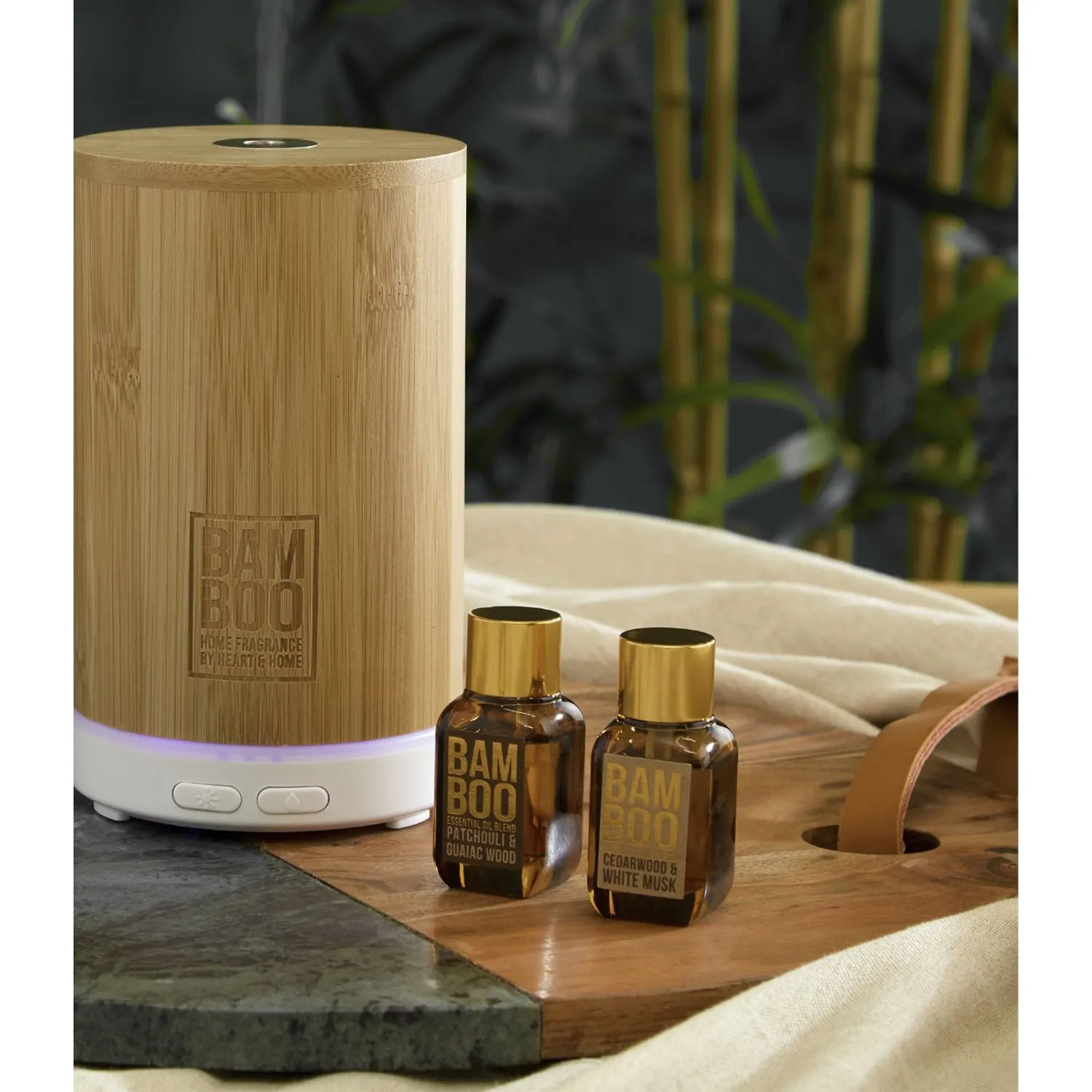 Bamboo 10ml Oudwood & Geranium Essential Oil