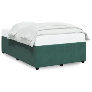 Bed Frame Dark Green 120x200 cm Velvet