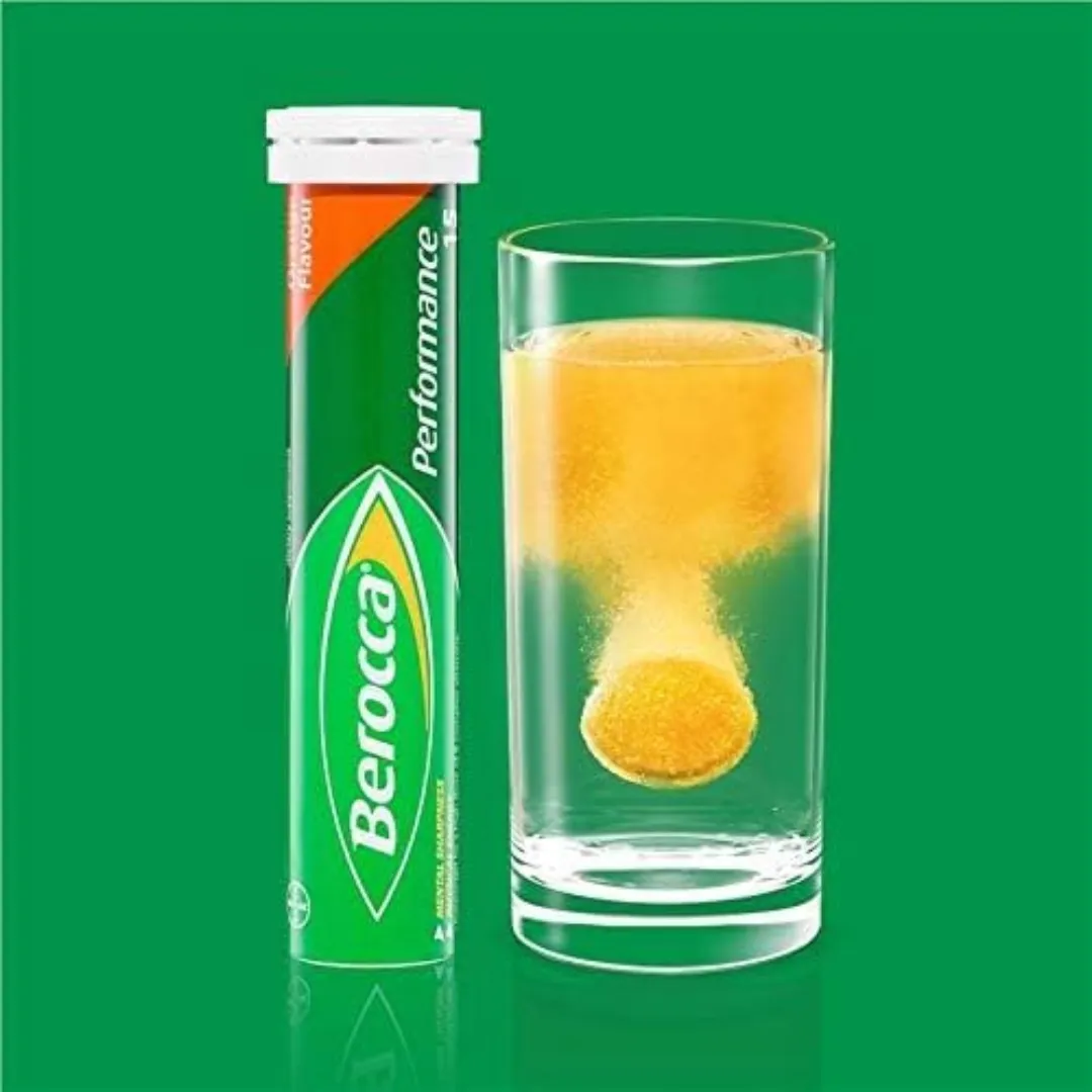 Berocca Orange Effervescent Tablets 45-Count (T)