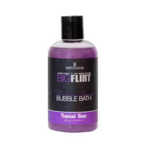 Big Flirt Pheromone Bubble Bath Tropical Tease 8oz. Bottle