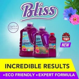 Bliss Liquid Laundry Detergent (Breezy Clean) - It cleans and brightens with the strength to remove dirt and tough odors, leaving a wonderful Breezy Clean fragrance - 76950318922