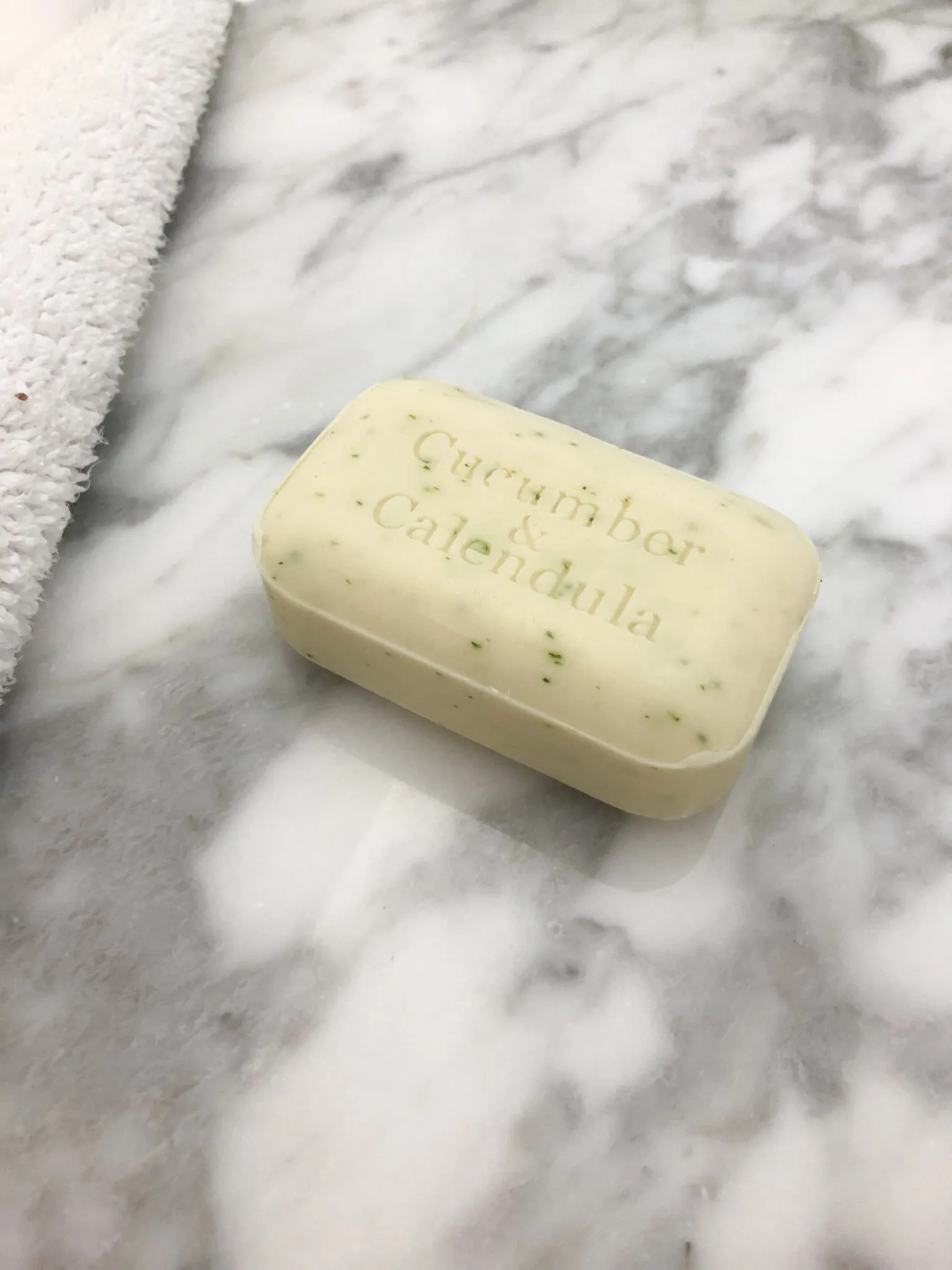 Cucumber and Calendula Pure Plant-Based Soap - Zero Waste   Biodegradable