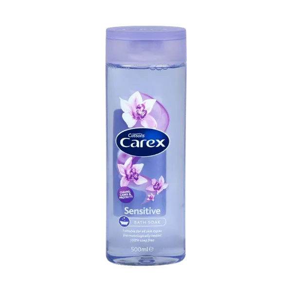 Cussons Carex Sensitive Bath Soak 500ml