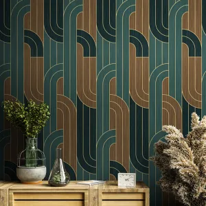 Deep Harmony, Abstract Wall Wallpaper, Customised