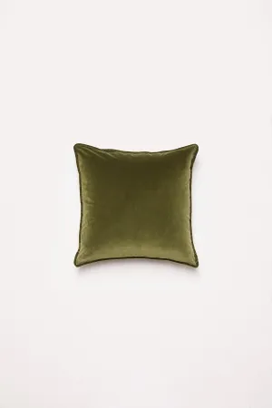 Essential Velvet - Sicilian Olive Cushion