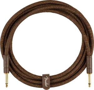 Fender Paramount 10' Acoustic Instrument Cable, Brown