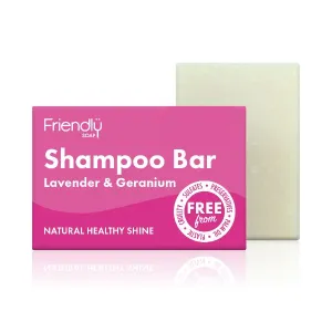 Friendly Lavender & Geranium Shampoo Bar 95g