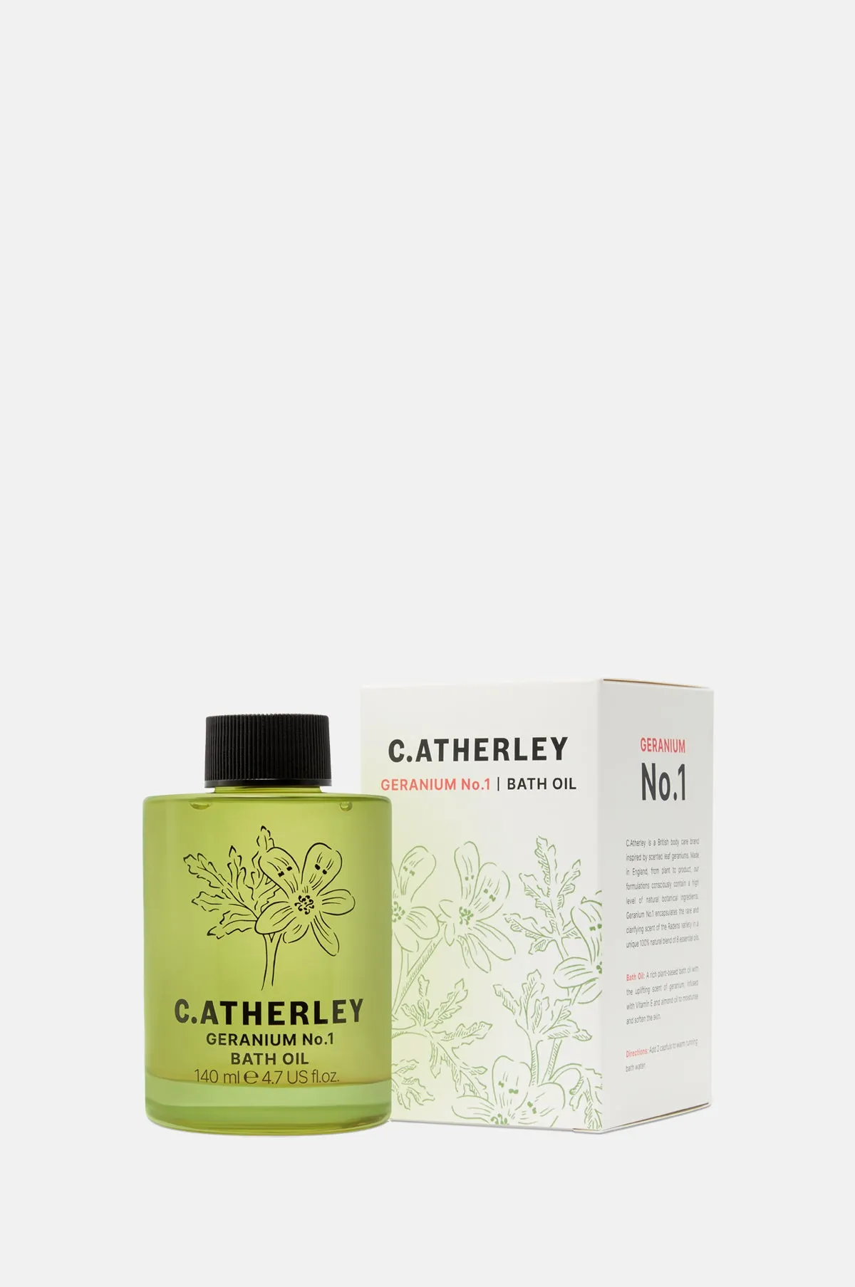 Geranium No.01 Bath Oil 140ml