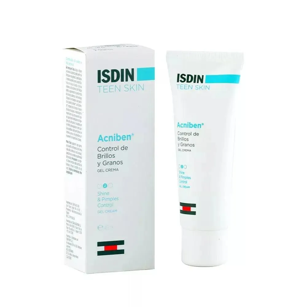 Isdin Acniben Brillos Granos Gel Cream 40ml (Shine & Pimple Control)