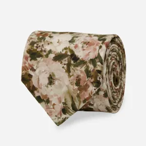 Kelly Ventura x Tie Bar Peonia Blush Tie