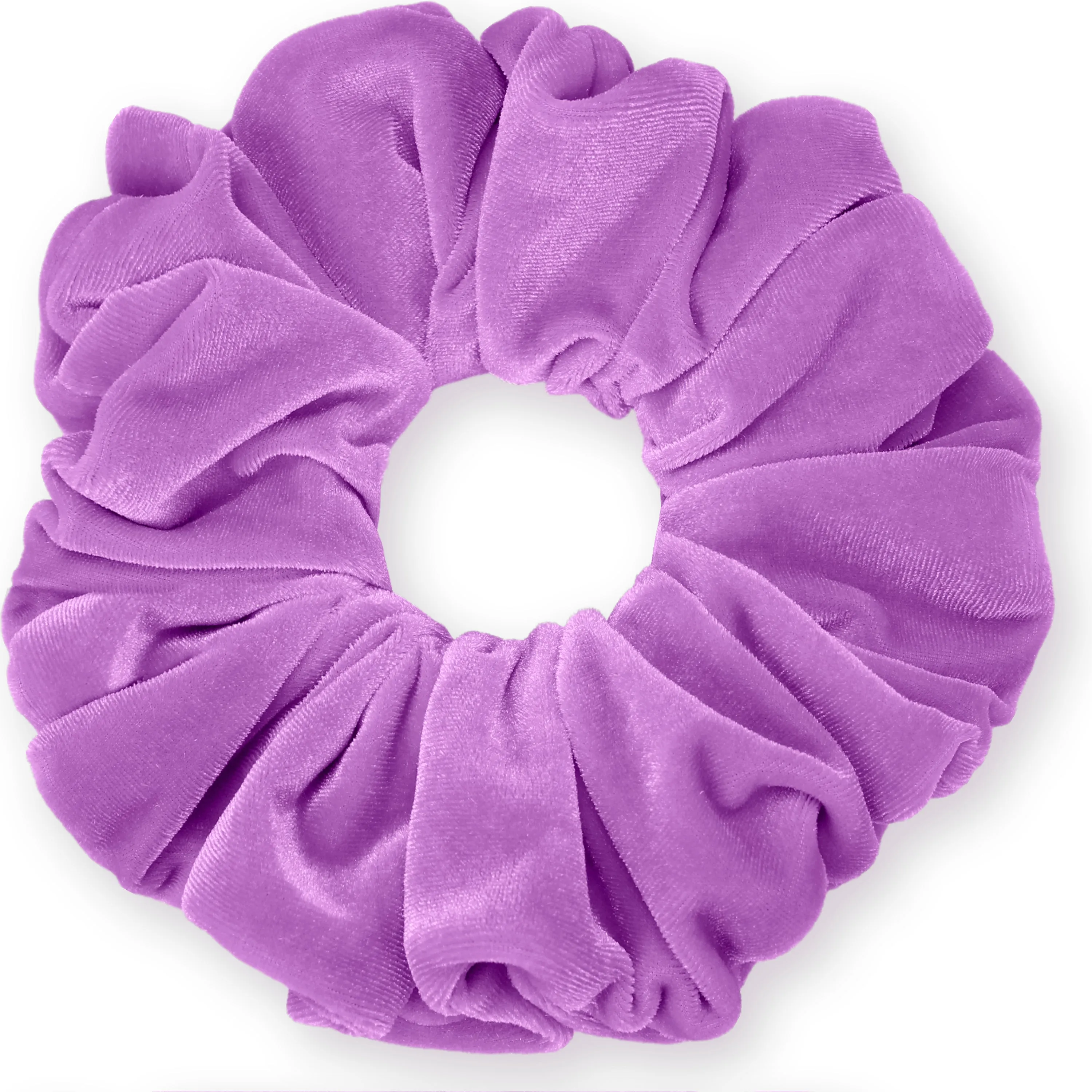 KING SIZE Velvet Scrunchies XXL Oversized Ponytail Holder Made in the USA Lavender