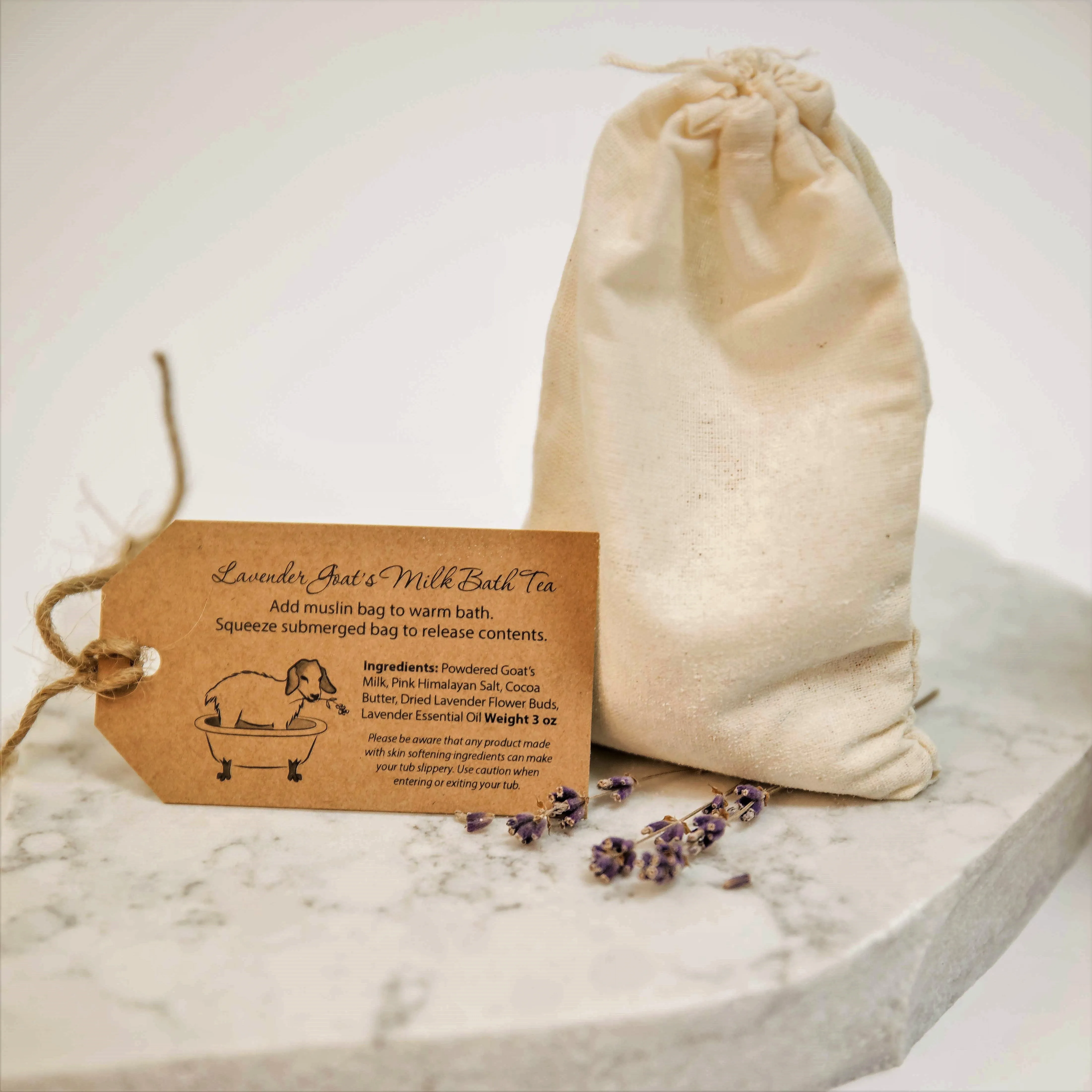 Lavender Goat's Milk Bath Tea