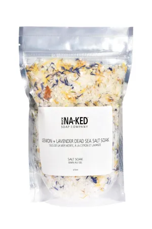 Lemon   Lavender Dead Sea Salt Soak