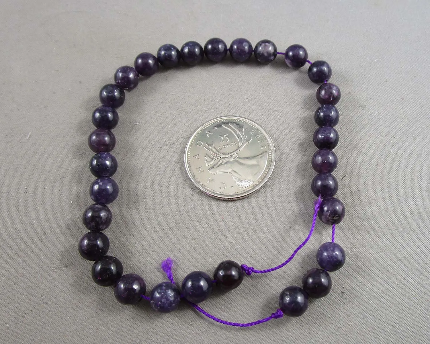 Lepidolite Beads Round Various Sizes