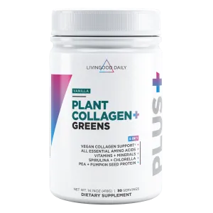 Livingood Daily Plant Collagen   Greens (Vanilla)