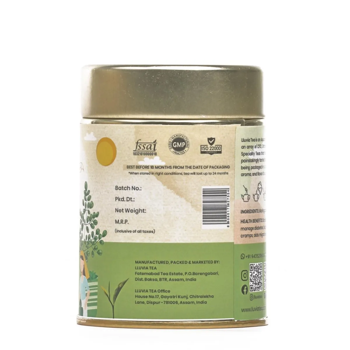 Moringa Boost Tea|Nutrient-Rich|Vitality and Digestive Health- 50g