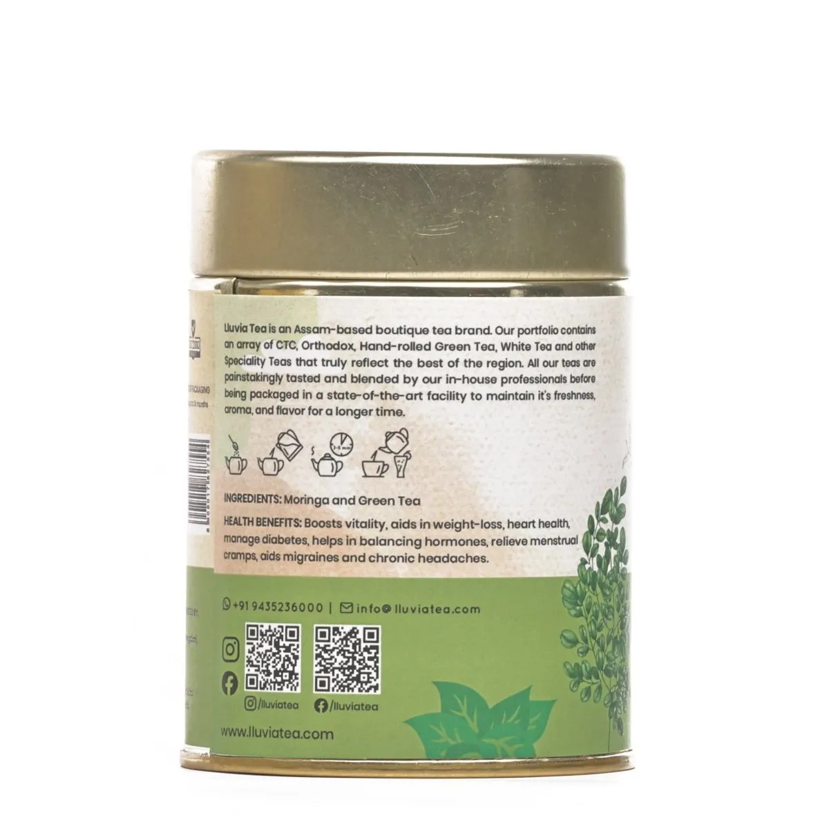 Moringa Boost Tea|Nutrient-Rich|Vitality and Digestive Health- 50g