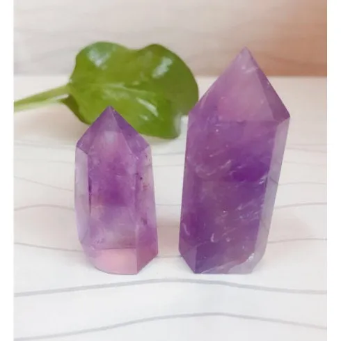 Natural Amethyst Quartz Point - Amethyst Crystal Tower - Amethyst Points Tower - Points for Jewelry Making - Gift - Healing Stone  Wholesale