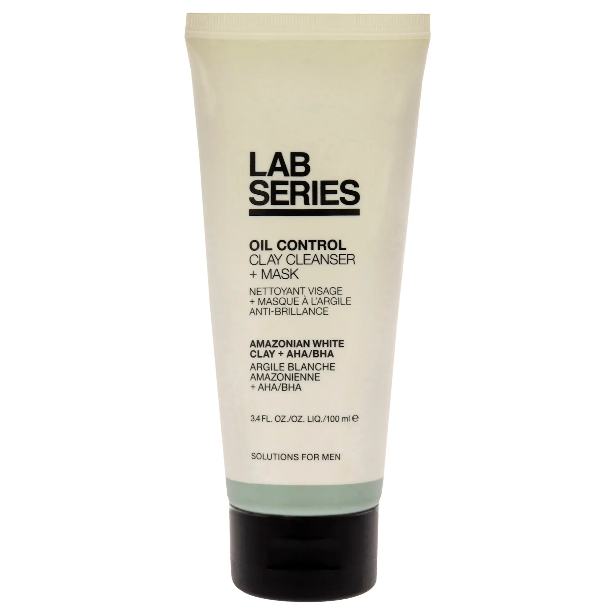 Oil Control Clay Cleanser Plus Mask by Lab Series for Men - 3.4 oz Mask