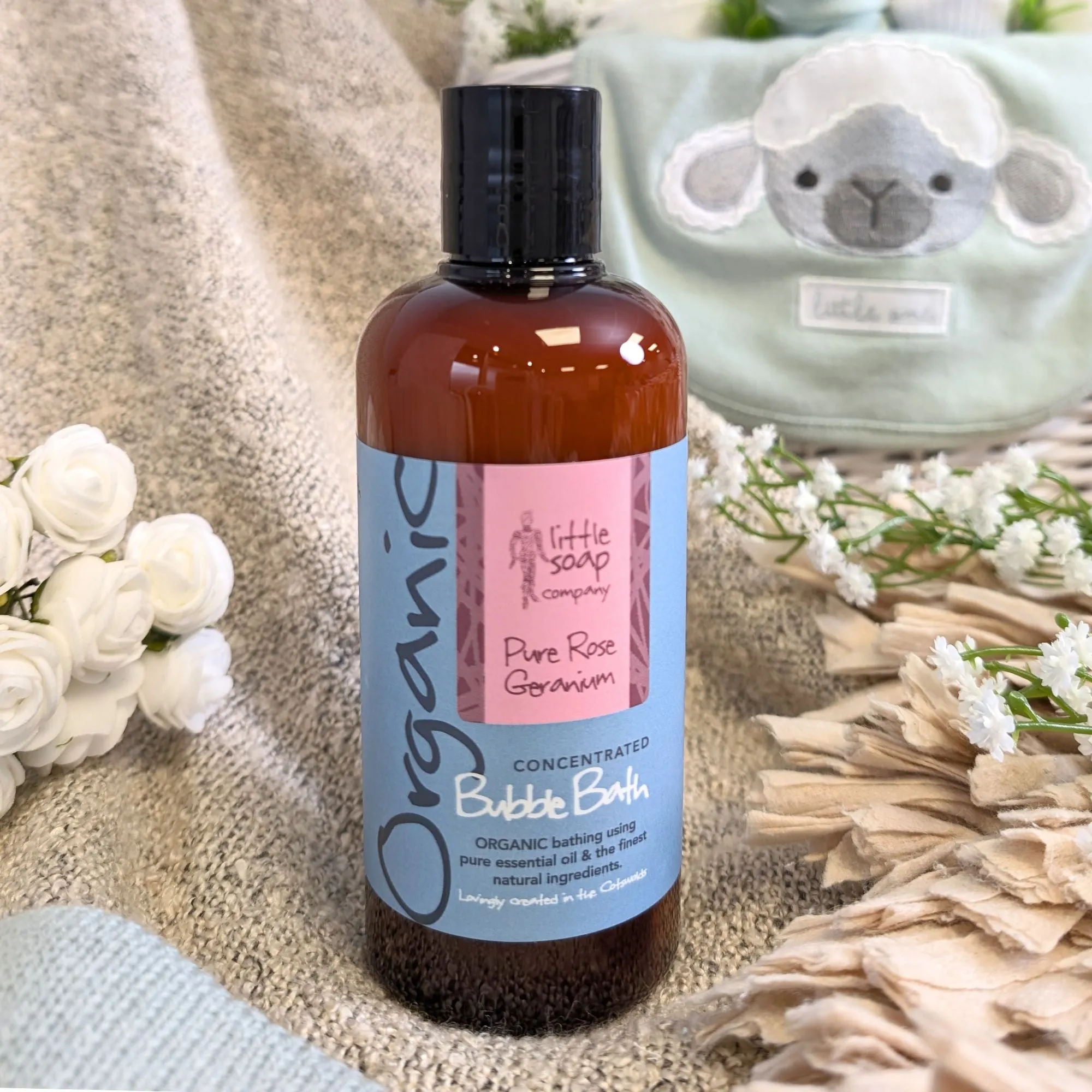 Organic Rose Geranium Bubble Bath 250m