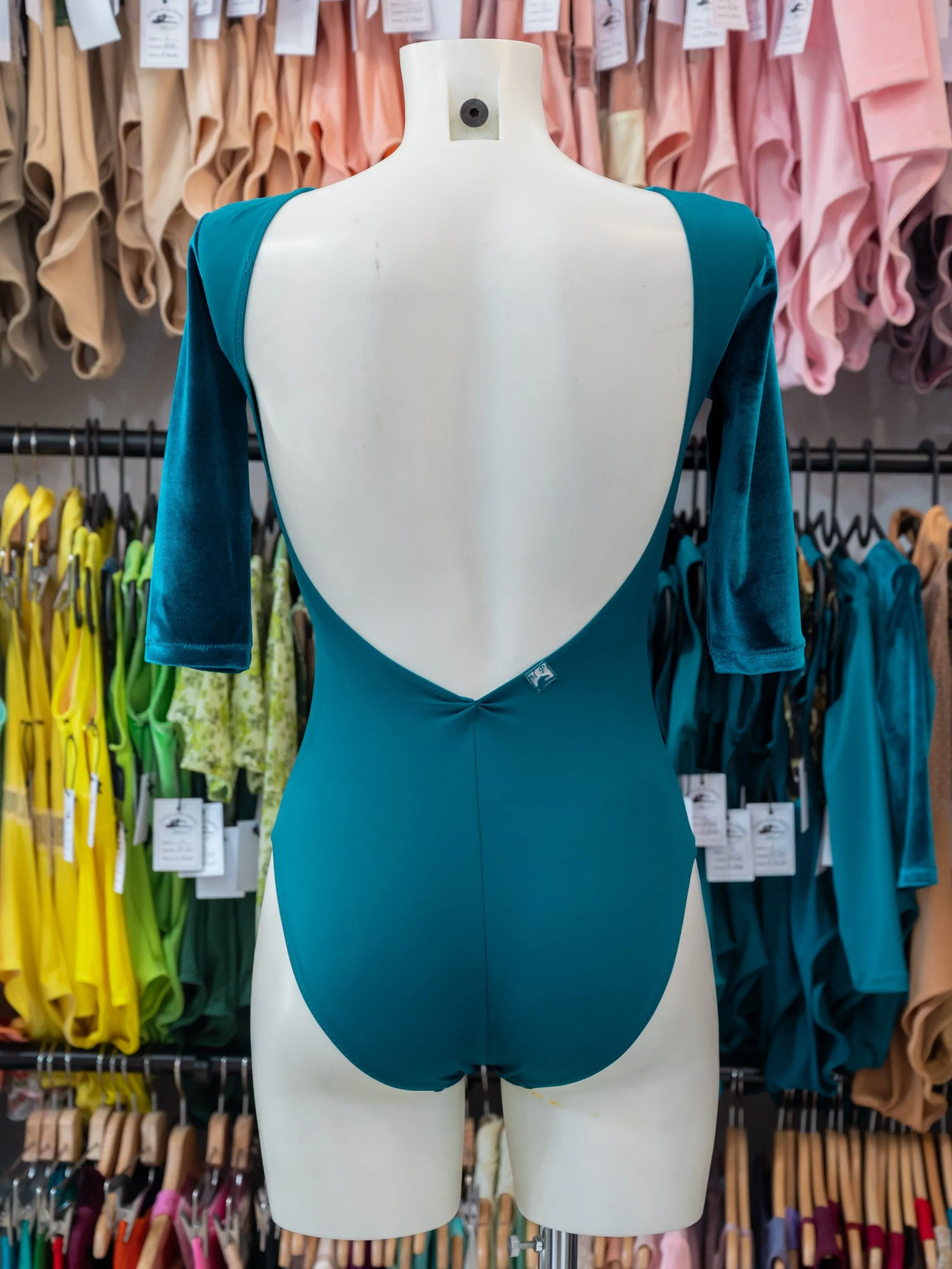 Petrol Dance 3/4 Sleeve Leotard MP254