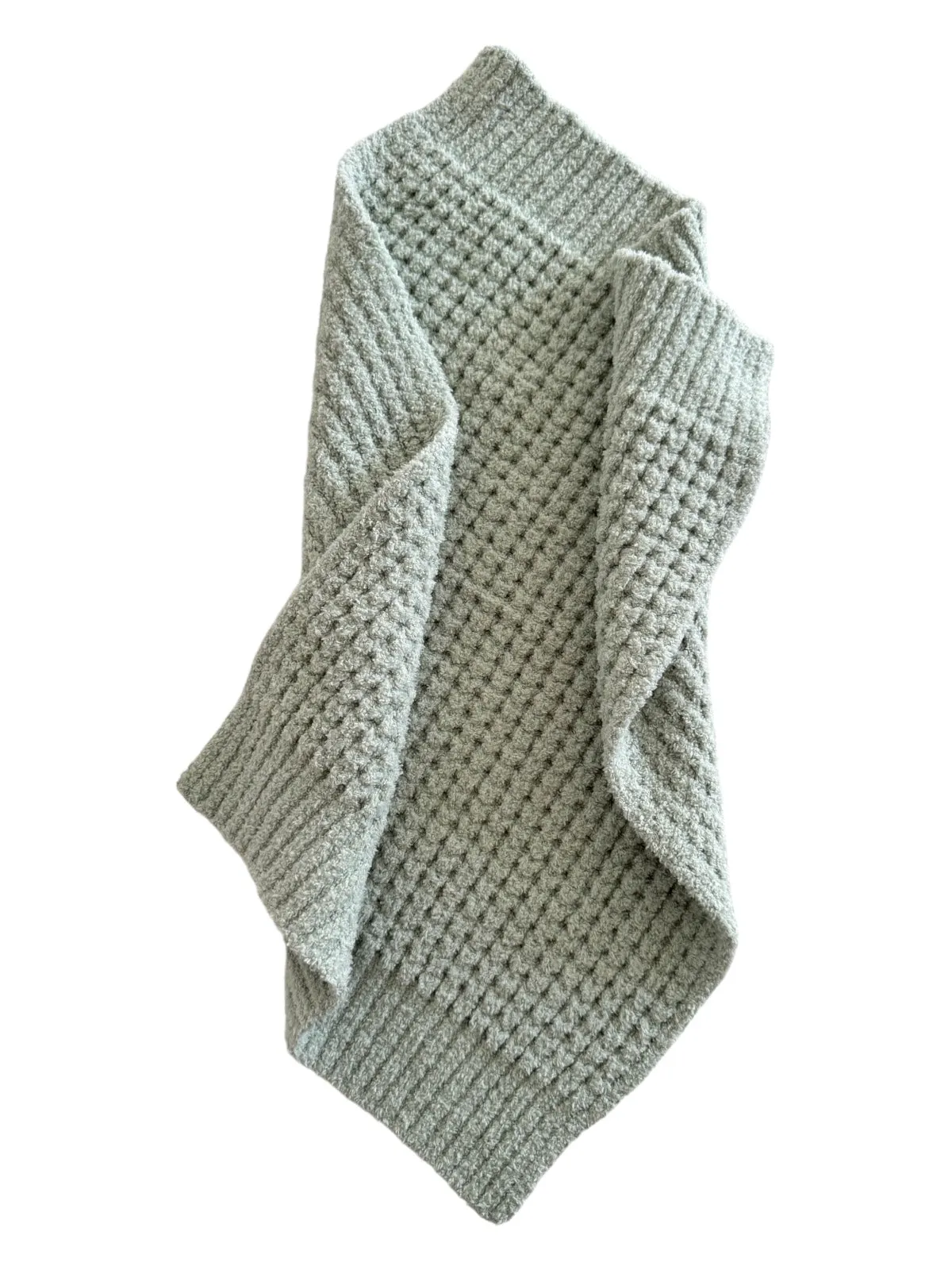 Phufy® Bliss Waffle Mini Blanket, Mist Green