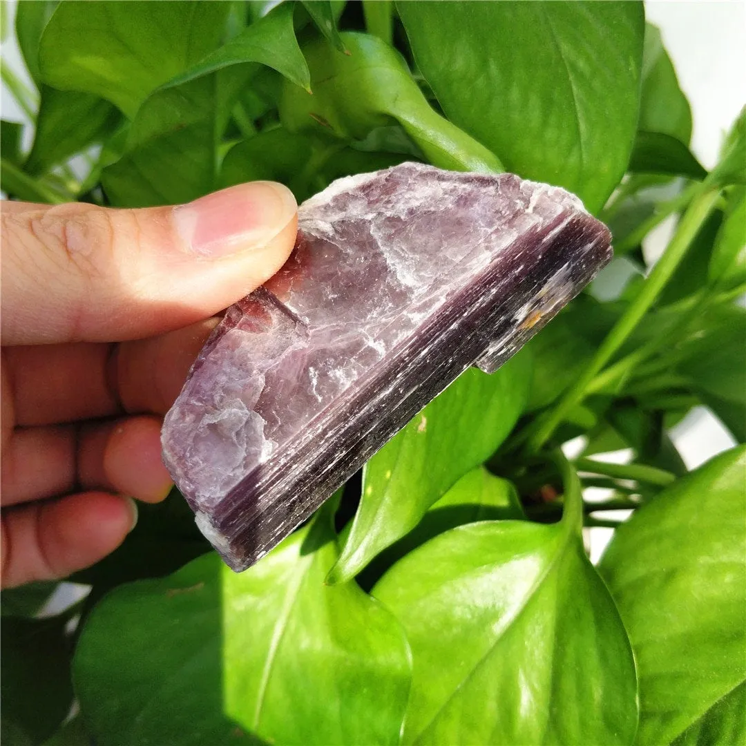 Raw Lepidolite Stone- Lepidolite Crystal - Stress Relief - Healing Stone - Reiki Healing - Meditation - Metaphysical - Purple Crystal