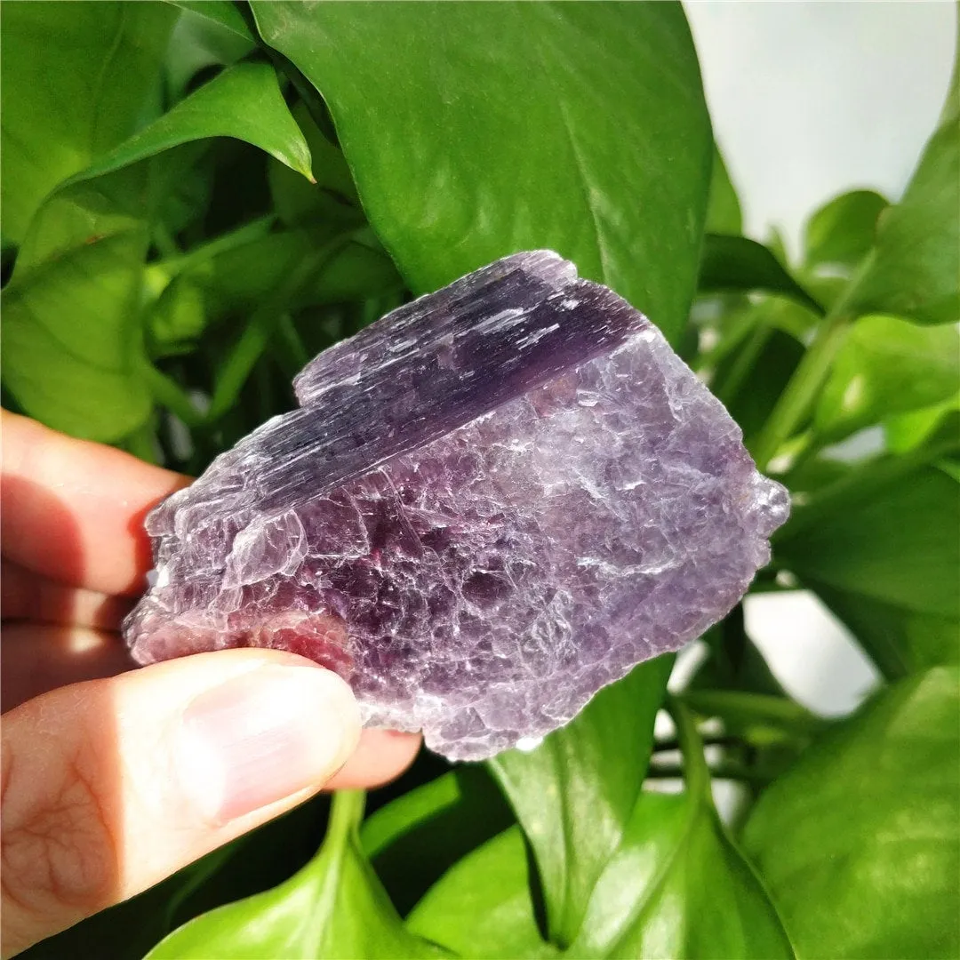 Raw Lepidolite Stone- Lepidolite Crystal - Stress Relief - Healing Stone - Reiki Healing - Meditation - Metaphysical - Purple Crystal