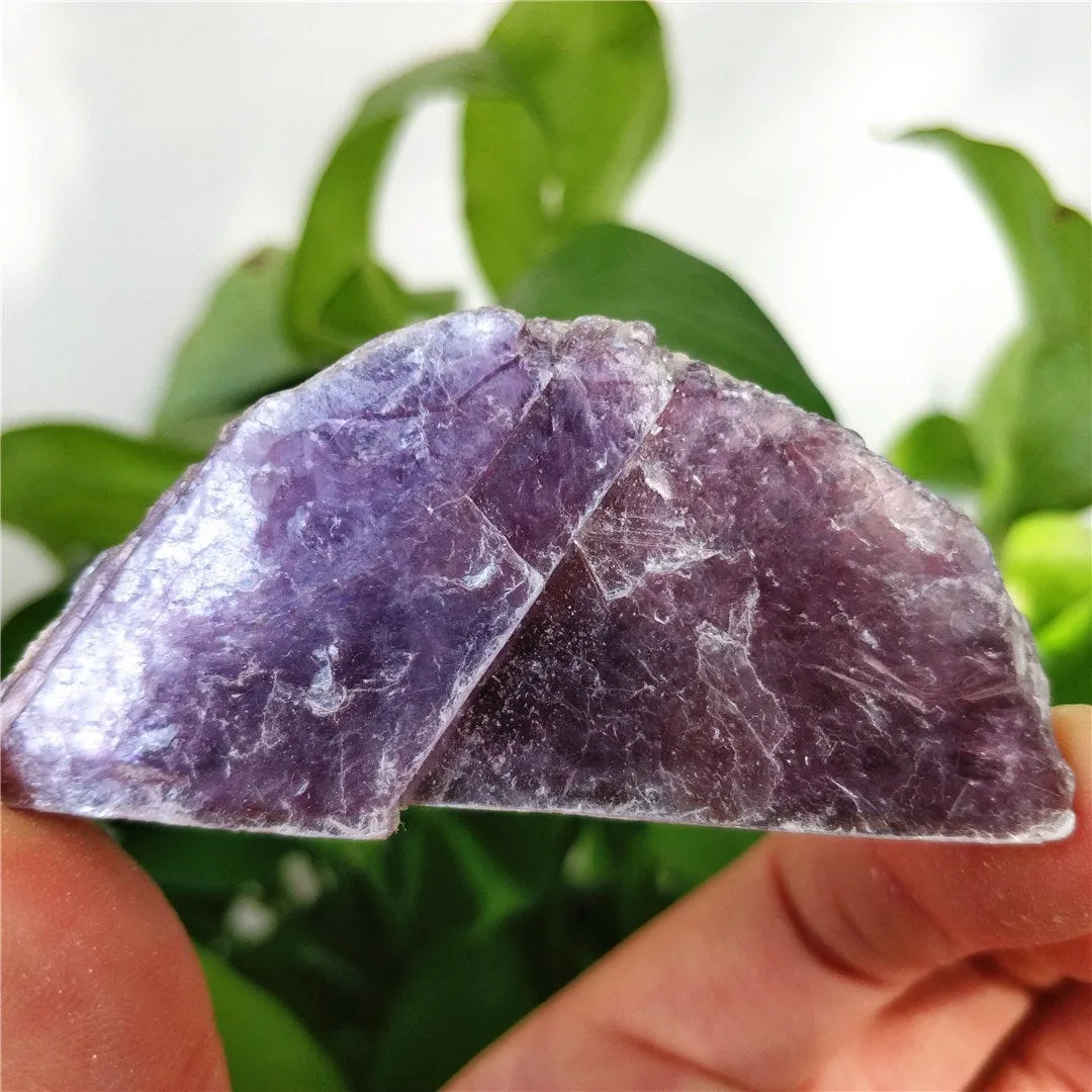 Raw Lepidolite Stone- Lepidolite Crystal - Stress Relief - Healing Stone - Reiki Healing - Meditation - Metaphysical - Purple Crystal