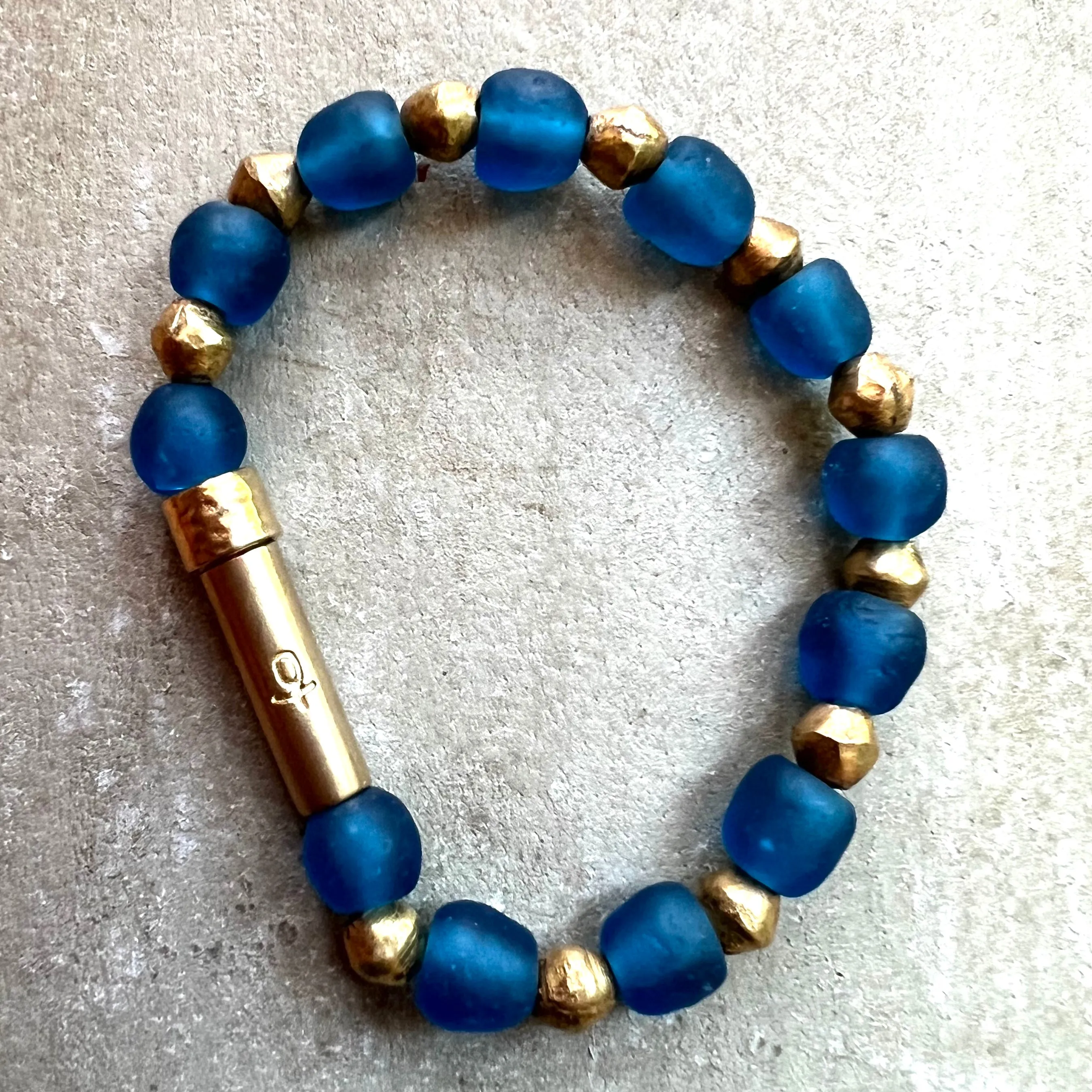 Recycled Glass Ocean Shine Bracelet