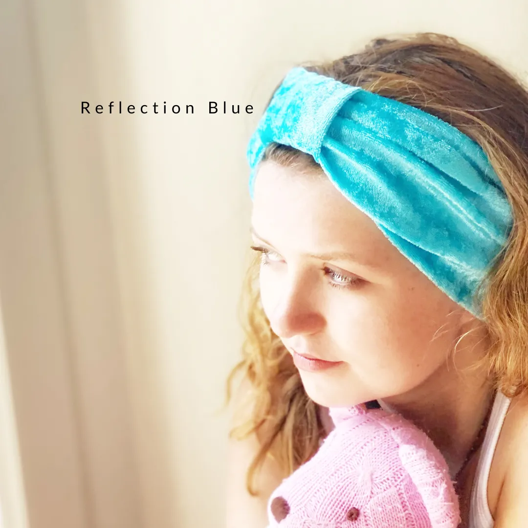 Relaxing Velvet Stretch Headband for Women, Multiple Colors Available