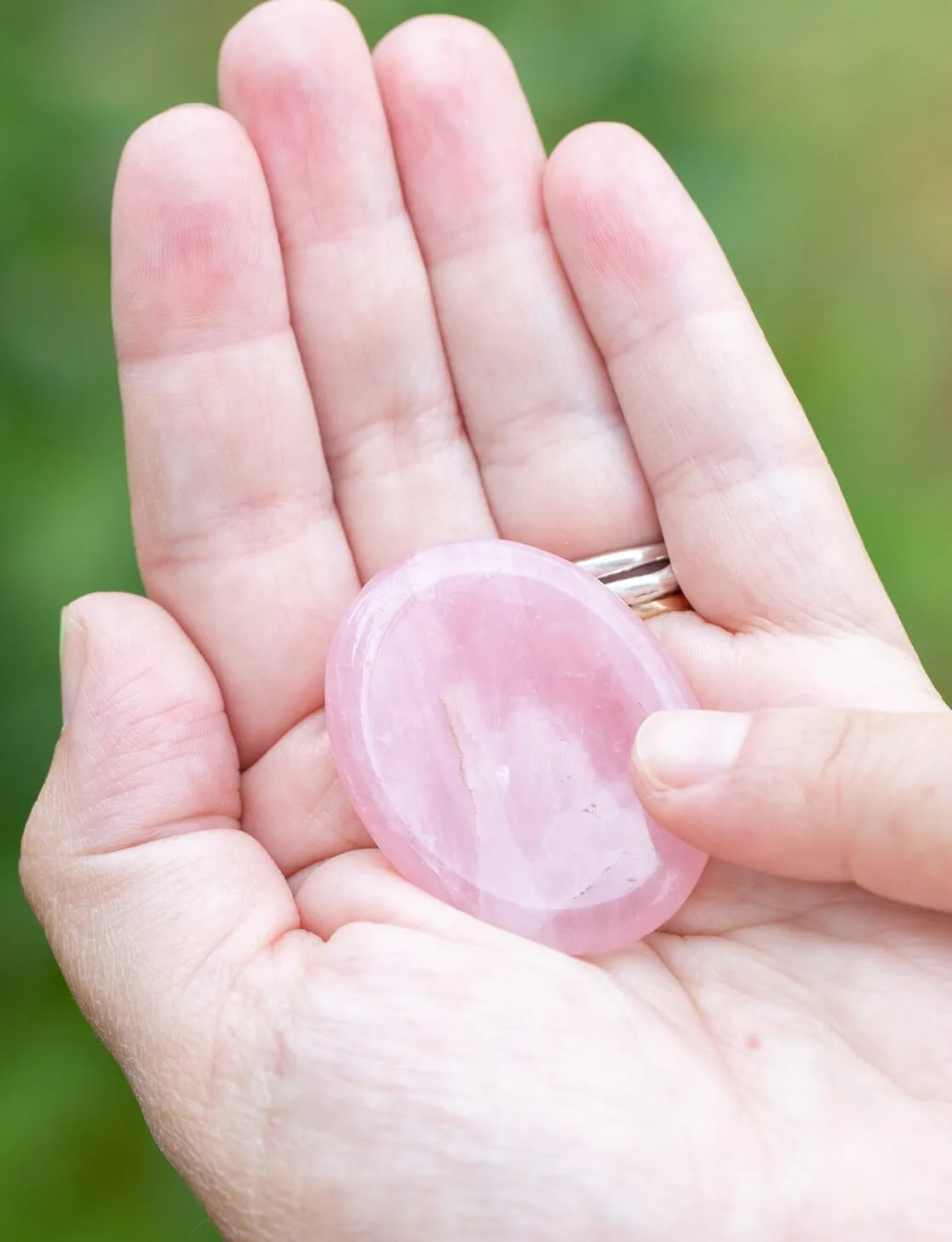 Rose Quartz Relief Stone for Love