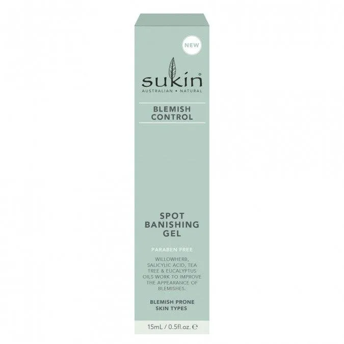 Sukin Blemish Control Spot Banishing Gel 15ml