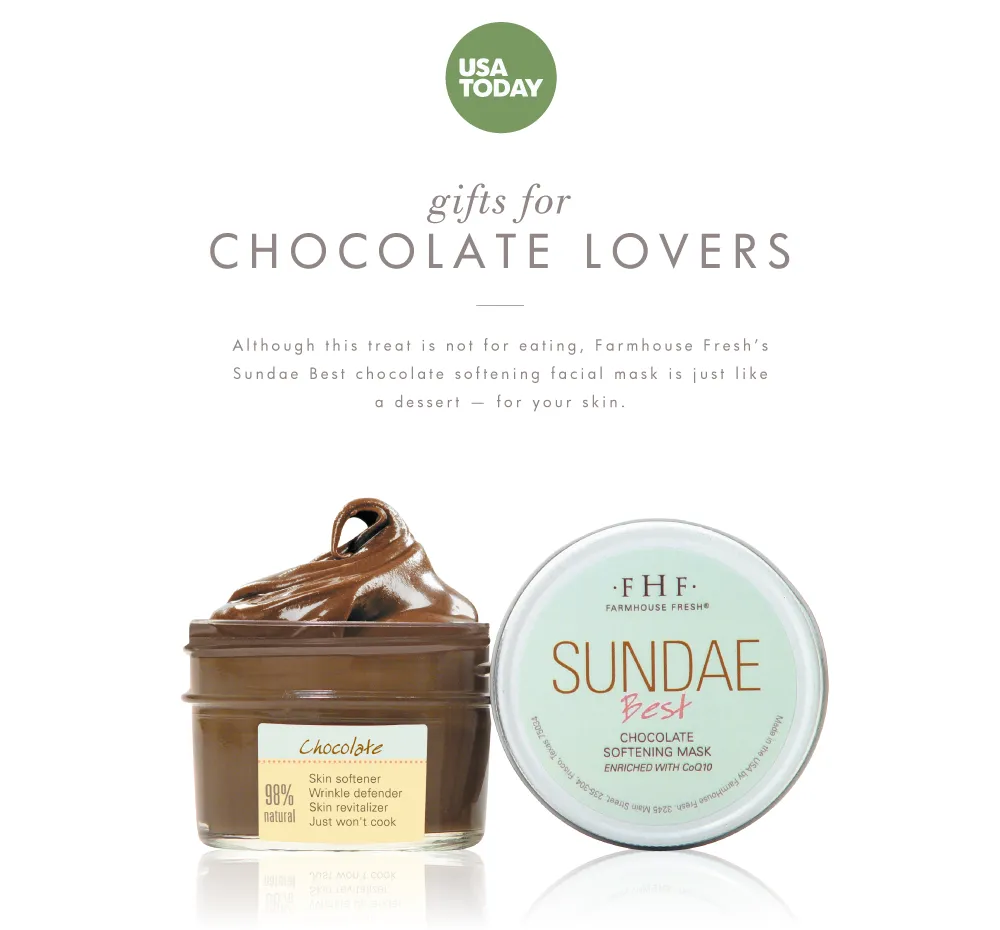 Sundae Best® Chocolate Softening Mask with CoQ10 | Farmhouse Fresh