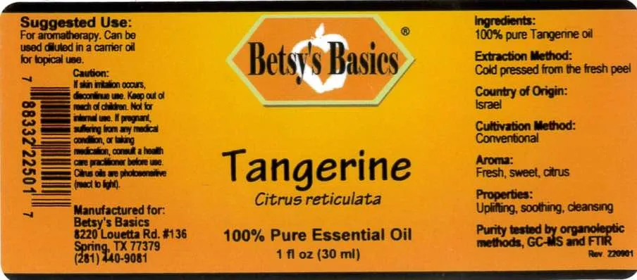 Tangerine Essential Oil, 1 oz