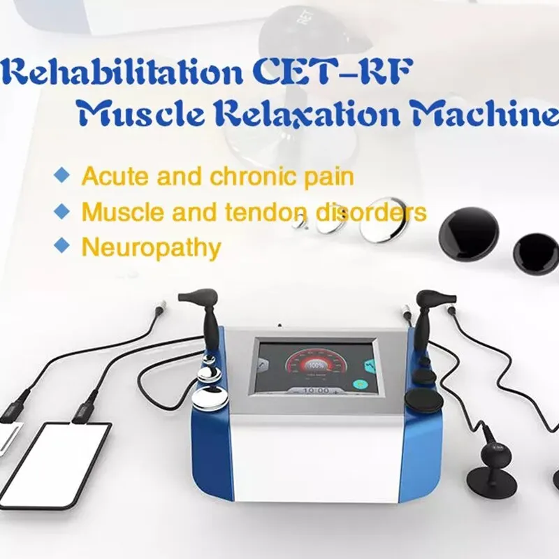 Tecar Therapy Diathermy Machine CET RET RF Indiba For Sports Rehabilitator Sport Therapist Tecar Therapy Machine For Body Pain