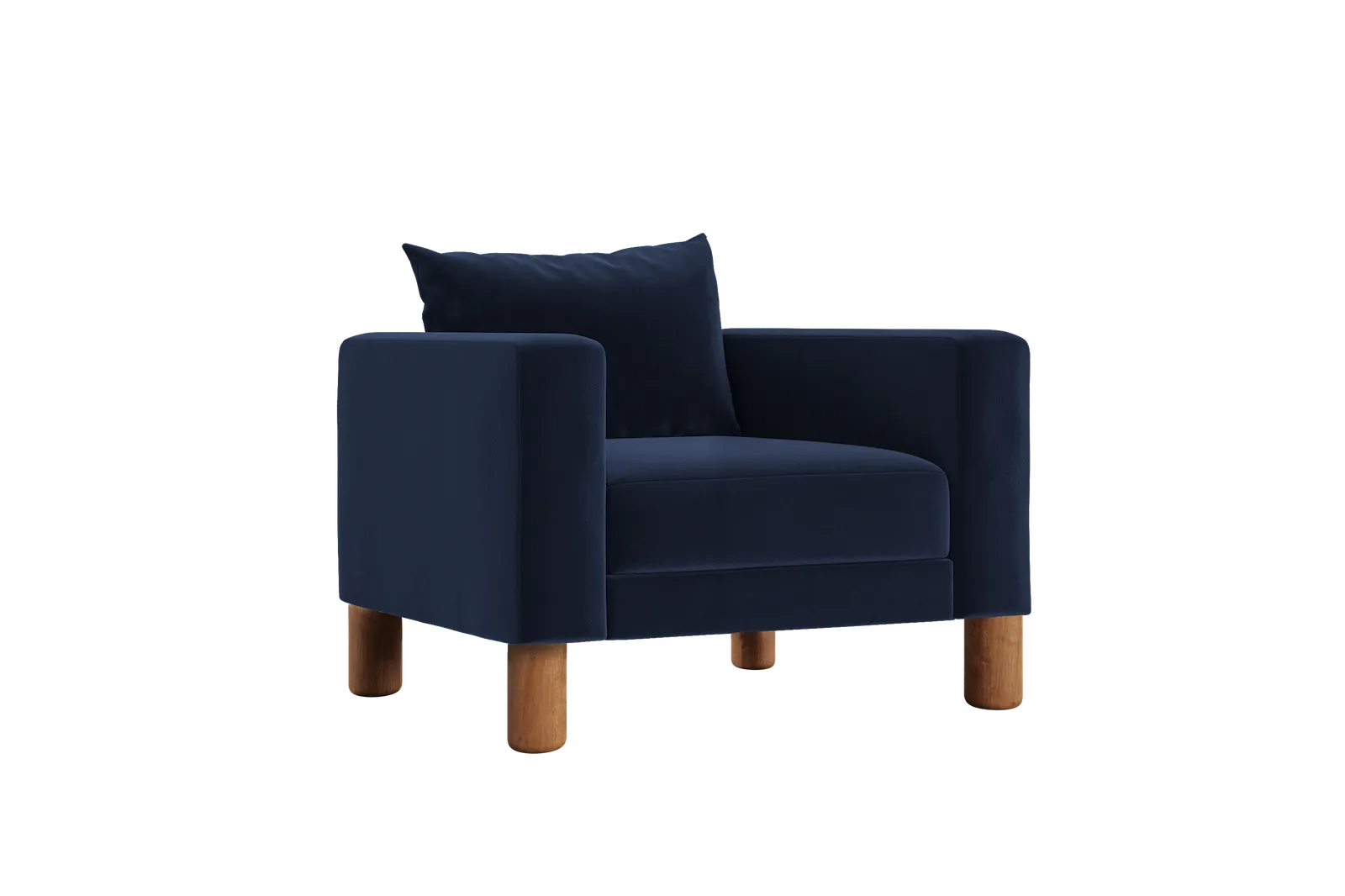 The Essential Club Chair in Recycled Velvet