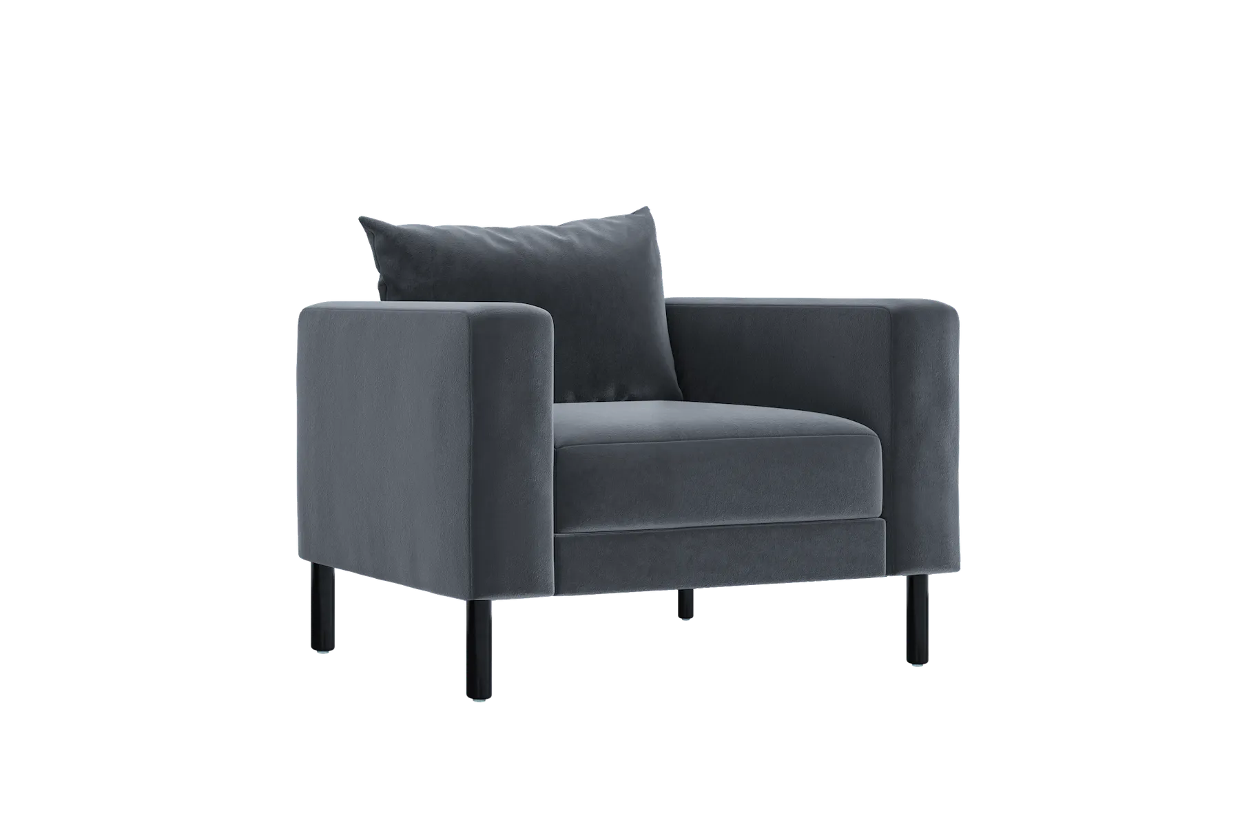 The Essential Club Chair in Recycled Velvet