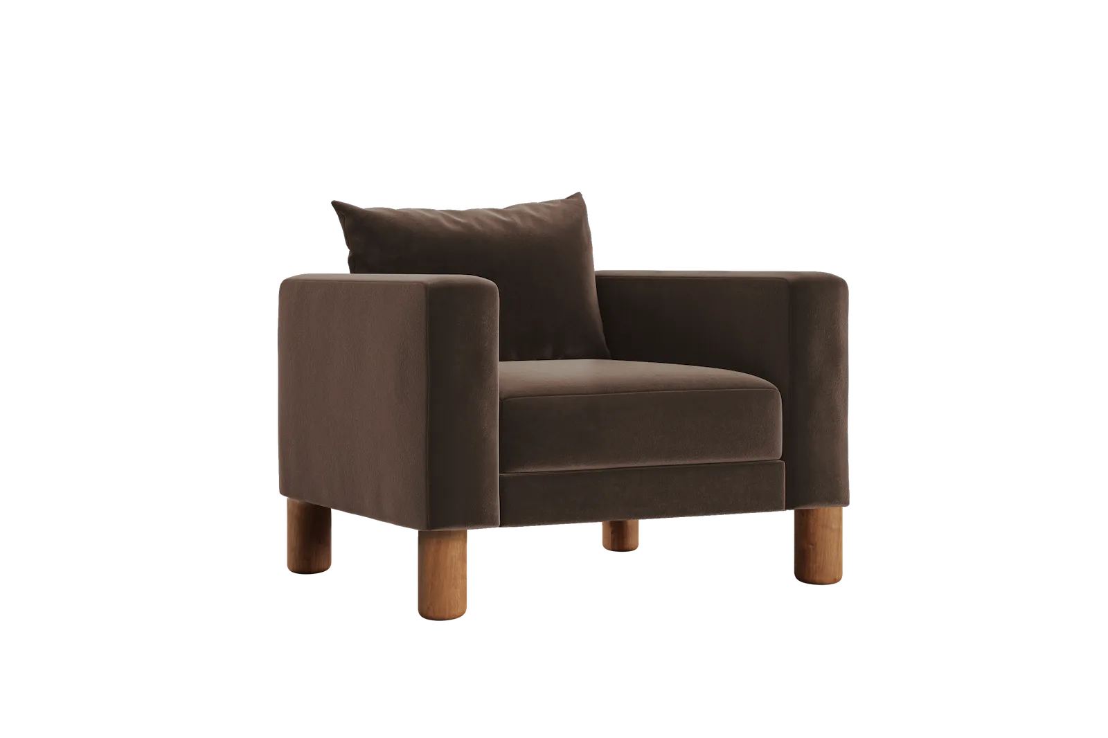 The Essential Club Chair in Recycled Velvet