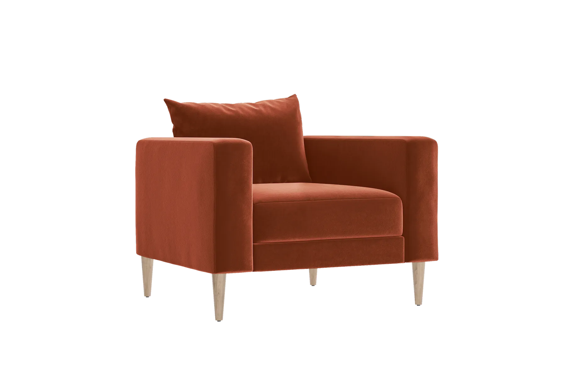 The Essential Club Chair in Recycled Velvet