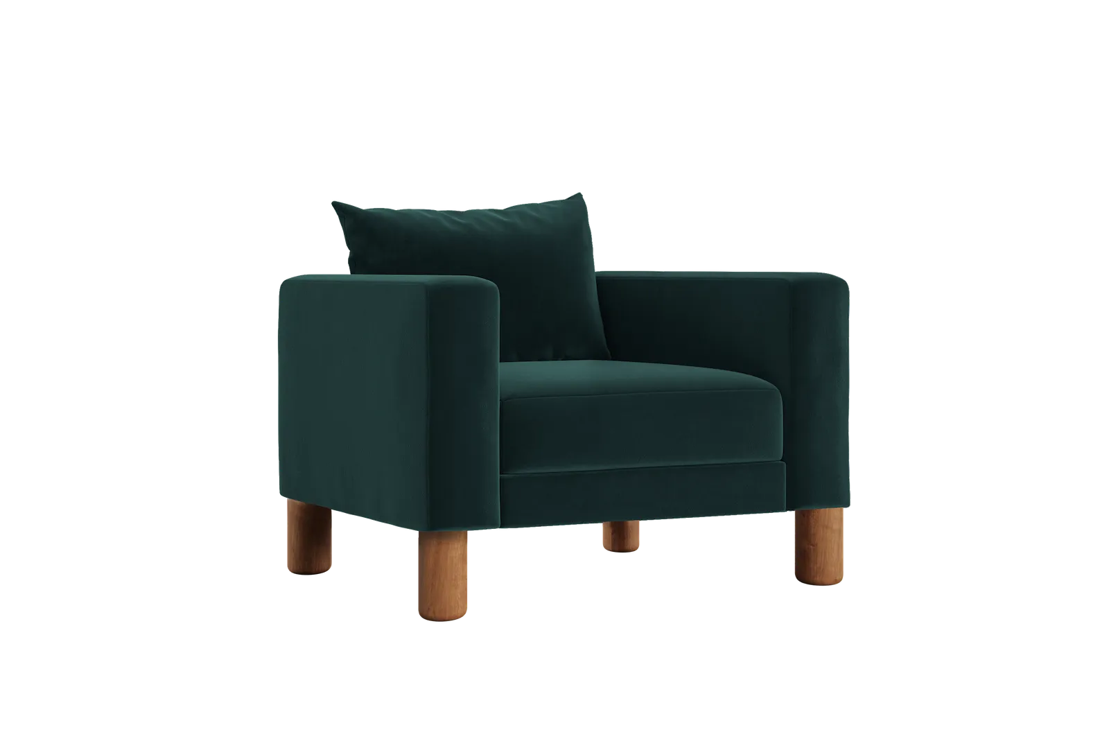 The Essential Club Chair in Recycled Velvet