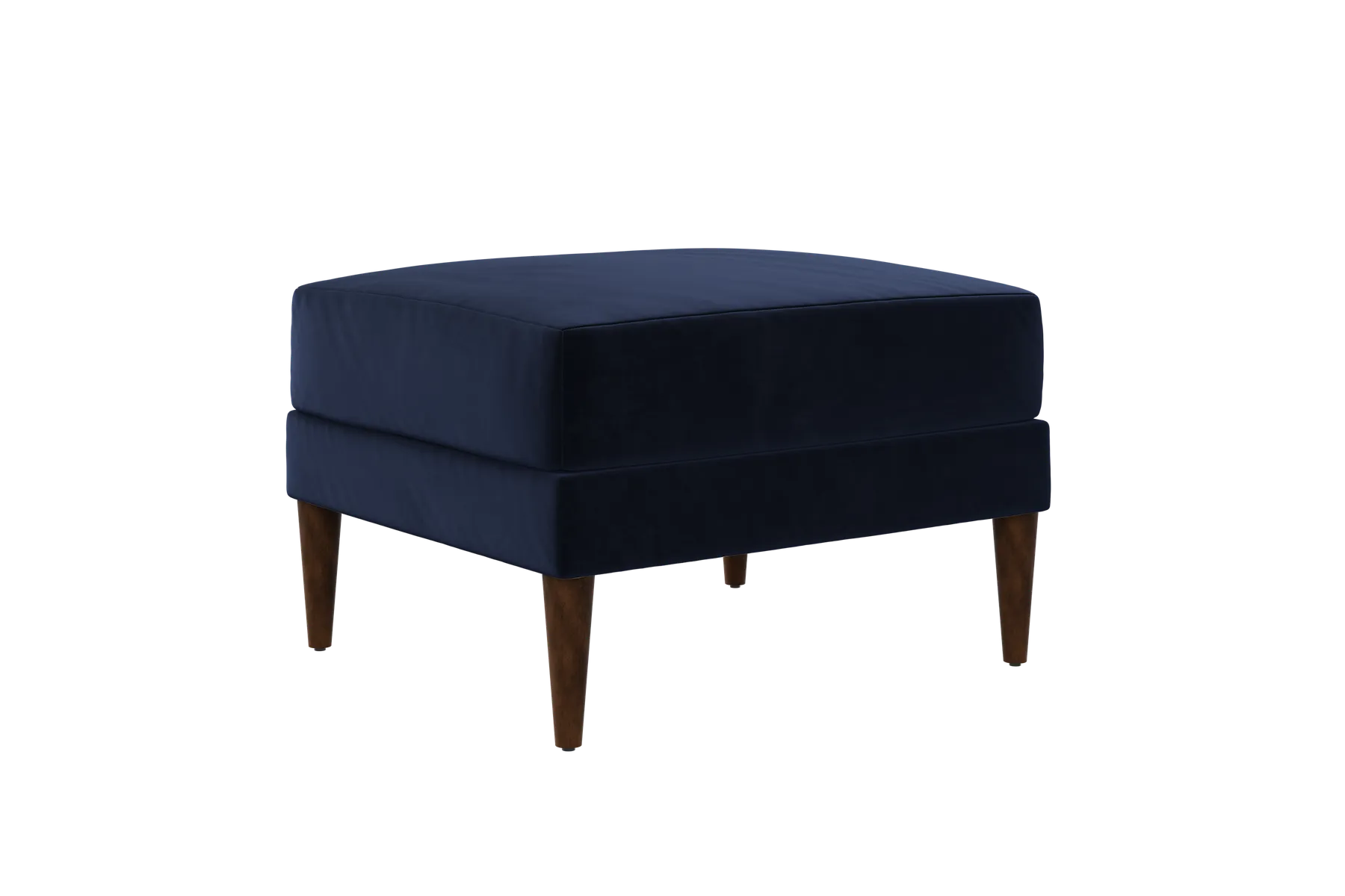 The Essential Ottoman in Recycled Velvet