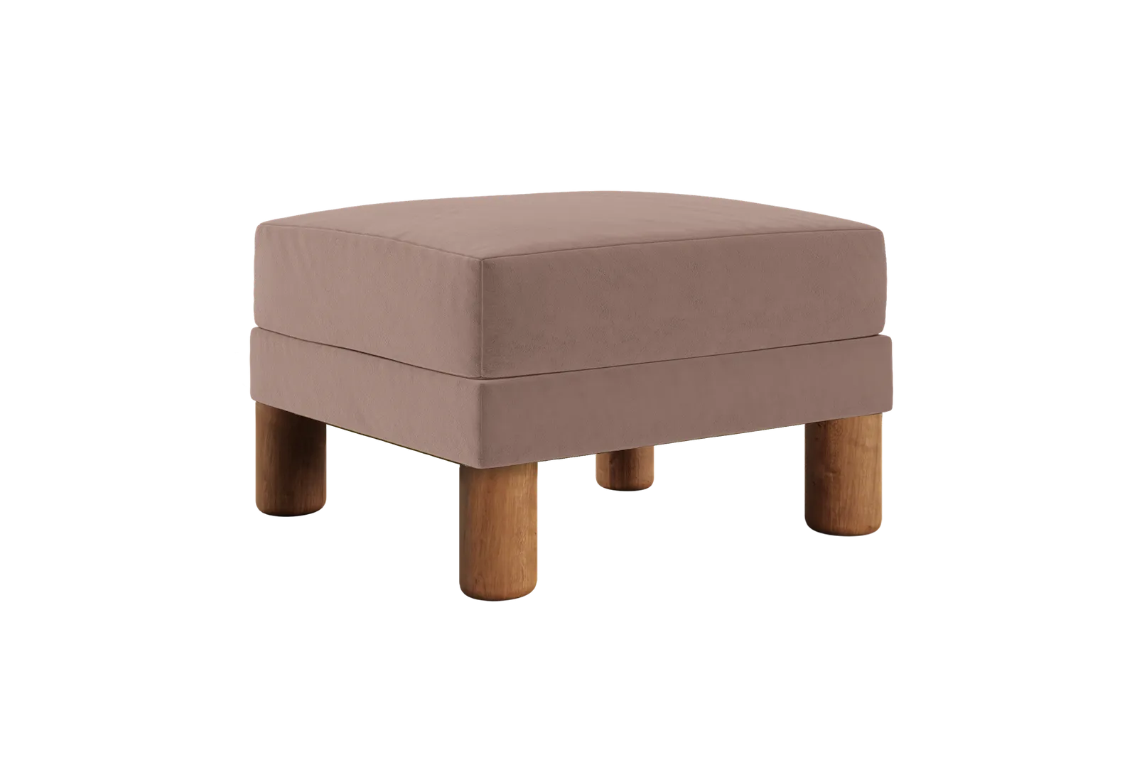 The Essential Ottoman in Recycled Velvet