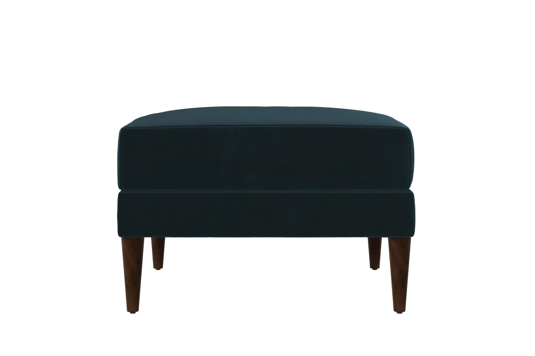 The Essential Ottoman in Recycled Velvet