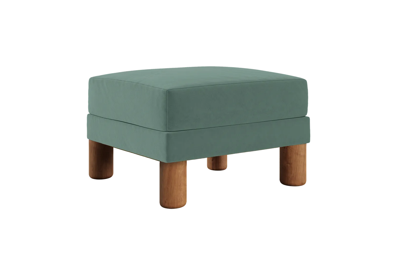 The Essential Ottoman in Recycled Velvet