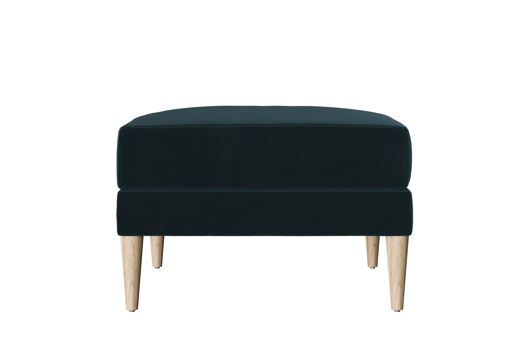 The Essential Ottoman in Recycled Velvet